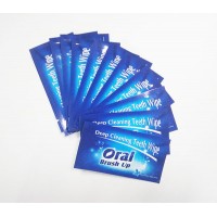 Hot sale oral brush up teeth cleaning wipe